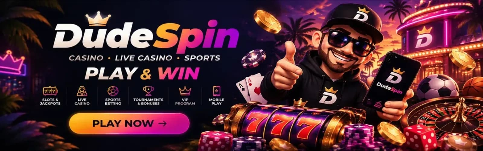 Dudespin banner