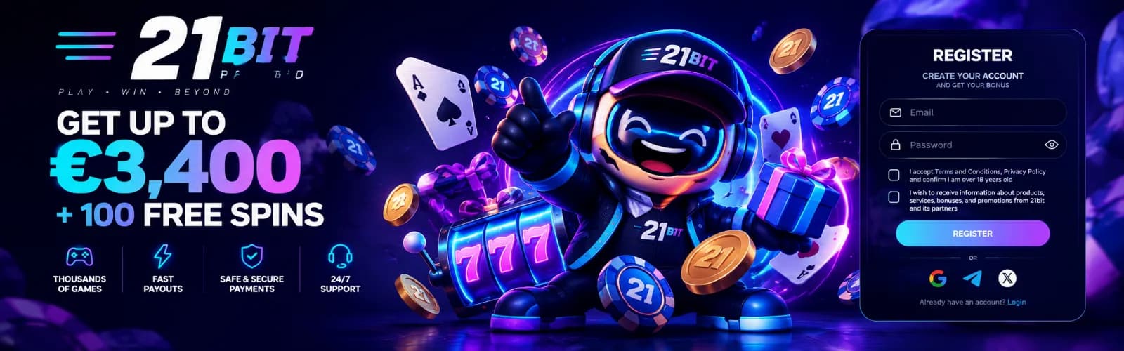 21bit banner